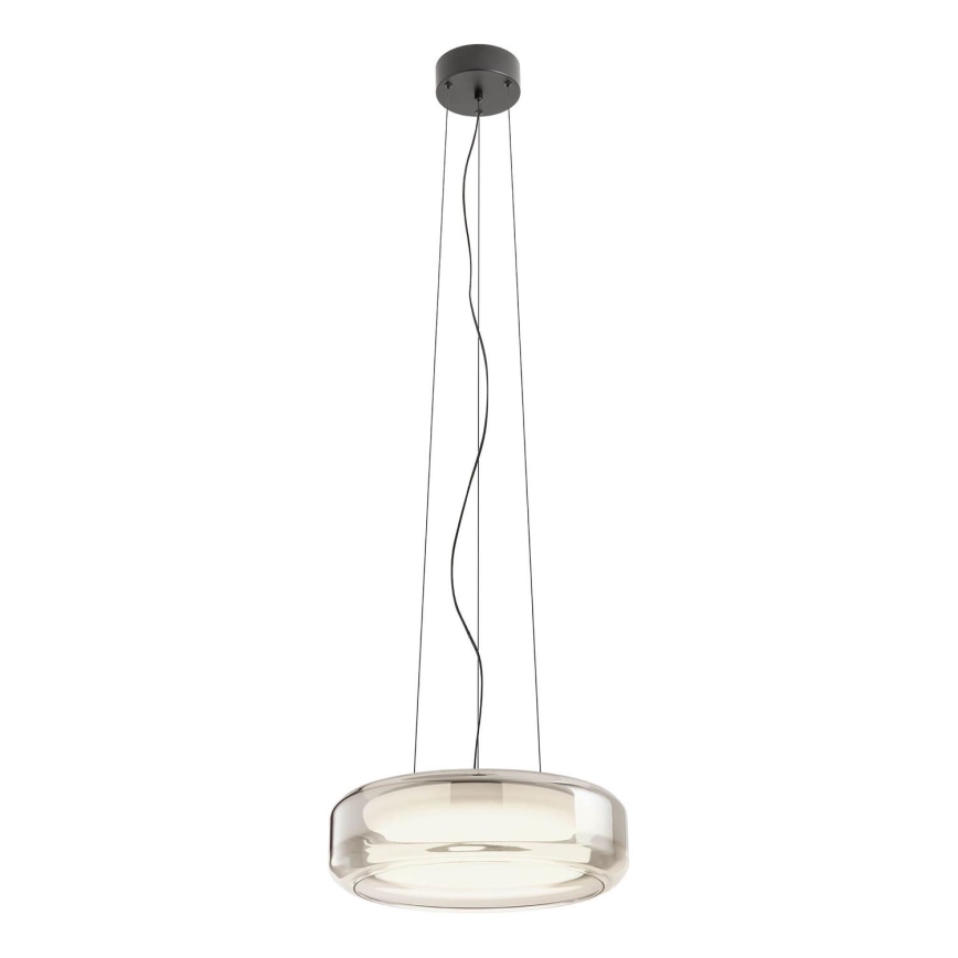 Redo 01-3592 - LED Luster na sajli SOLERA LED/36W/230V pr. 45 cm CRI 93 3000/4000K siva