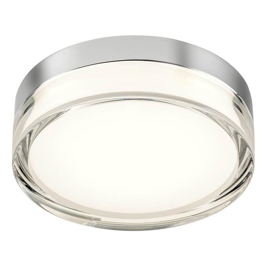Redo 01-3725 - LED Stropna svjetiljka za kupaonicu FRISBI LED/8W/230V pr. 15 cm CRI 90 IP44 sjajni krom