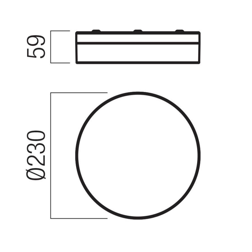 Redo 01-3727 - LED Stropna svjetiljka za kupaonicu FRISBI LED/12W/230V pr. 23 cm CRI 90 3000/4000K IP44 sjajni krom