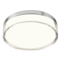 Redo 01-3727 - LED stropna svjetiljka za kupaonicu FRISBI LED/12W/230V promjer 23 cm CRI 90 3000/4000K IP44 sjajni krom