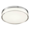 Redo 01-3728 - LED stropna svjetiljka za kupaonicu FRISBI LED/18W/230V promjer 28 cm CRI 90 3000/4000K IP44 sjajni krom