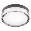 Redo 01-3733 - LED Stropna svjetiljka za kupaonicu FRISBI LED/8W/230V pr. 15 cm CRI 90 IP44 crna
