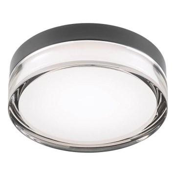 Redo 01-3733 - LED Stropna svjetiljka za kupaonicu FRISBI LED/8W/230V pr. 15 cm CRI 90 IP44 crna