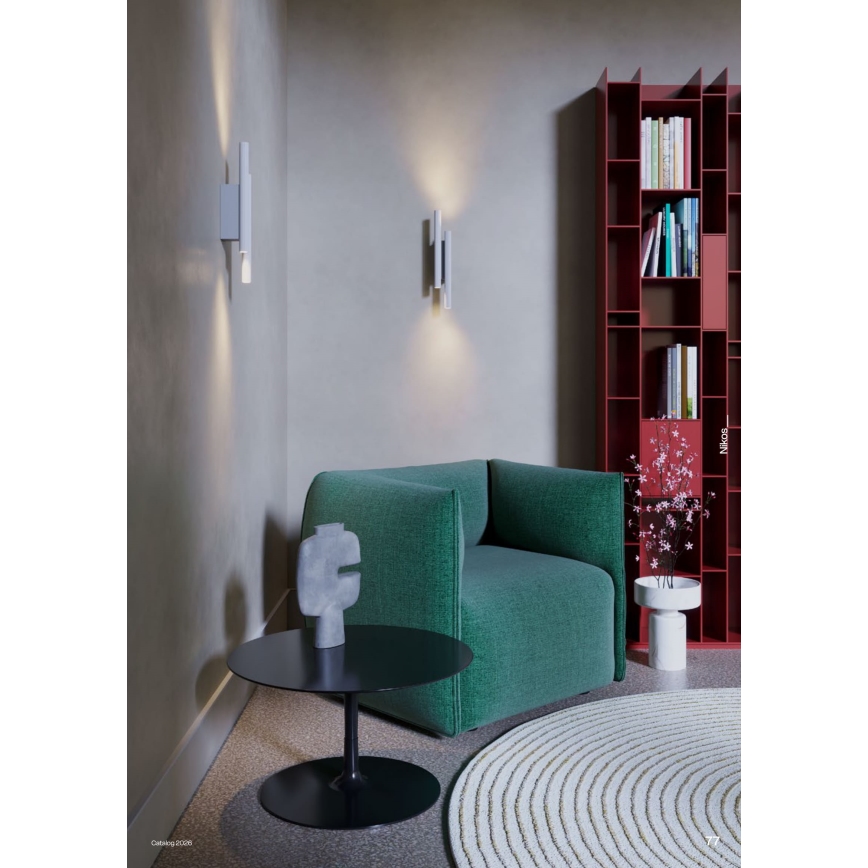 Redo 01-3850 - LED zidna svjetiljka NIKOS 4xLED/4W/230V 3000K CRI 90 bijela