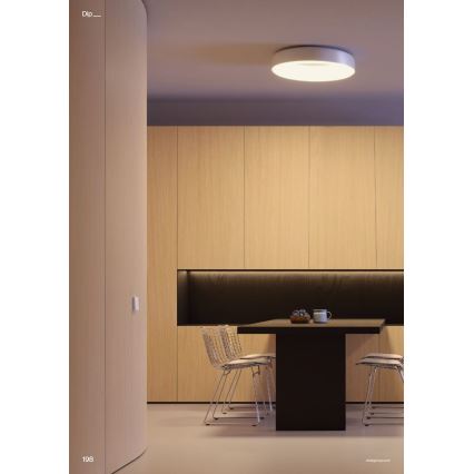 Redo 01-3940 - LED stropna svjetiljka DIP LED/30W/230V 2700/3000/4000/5000/6500K CRI 90 Ø 48,6 cm bijela