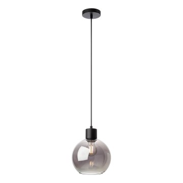 Redo 01-4045 - Luster na sajli ATLANTIS 1xE27/42W/230V pr. 20 cm crna