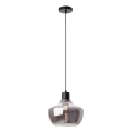Redo 01-4046 - Luster na sajli ATLANTIS 1xE27/42W/230V pr. 26 cm crna