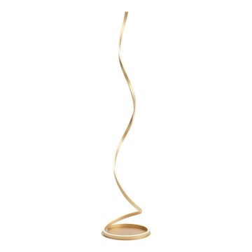 Redo 01-4282 - LED podna lampa SCROLL s mogućnošću prigušivanja LED/30W/230V 3000K/4000K/6000K CRI 90 zlatna