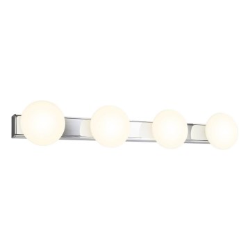 Redo 01-4309 - LED stropna svjetiljka za kupaonicu OVUM 4xLED/5W/230V 3000/4000K CRI 90 IP44 bijela/sjajni krom