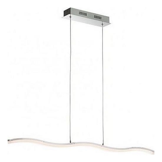 Redo 01-893 - LED luster na sajli PULSE LED/23,1W/230V matirani krom