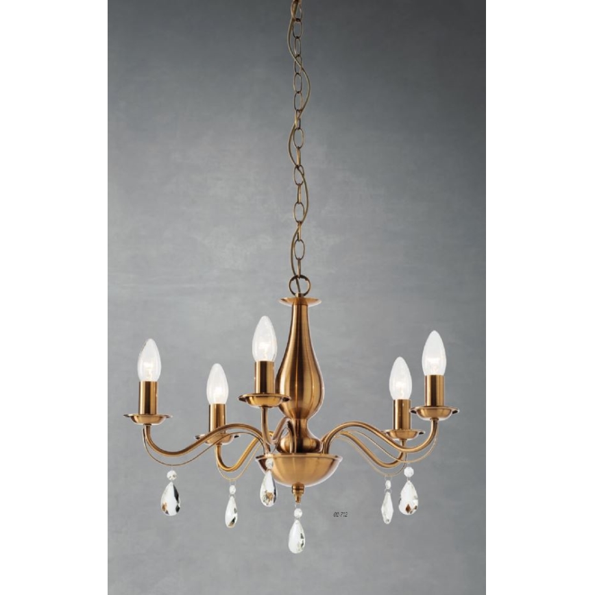 Redo 02-712 - Luster na lancu FABIOLA 5xE14/28W/230V
