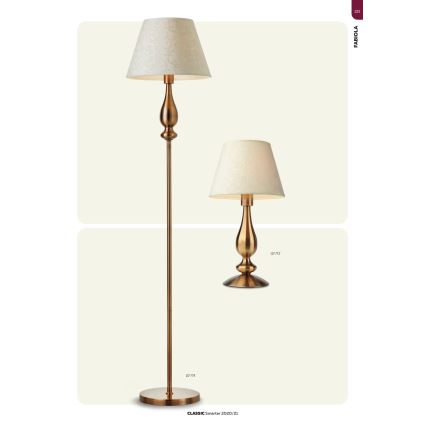 Redo 02-713 - Stolna lampa FABIOLA 1xE27/28W/230V