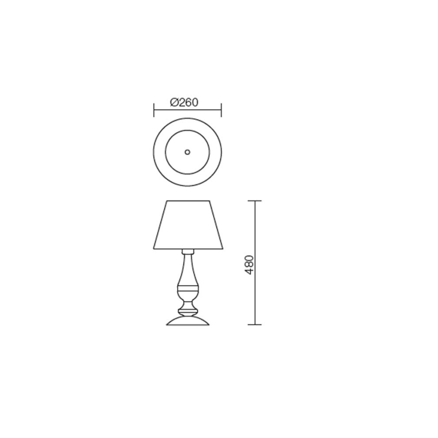 Redo 02-713 - Stolna lampa FABIOLA 1xE27/28W/230V