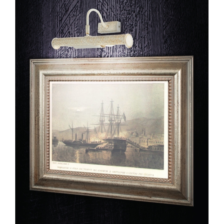 Redo 02-844 - Zidna svjetiljka za sliku CAIRO 2xE14/28W/230V 36 cm bijela