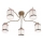Redo 02-888 - Nadgradni luster DEKOR 5xE27/42W/230V pr. 52,3 cm bronca