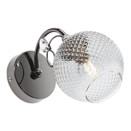 Redo 02-969 - Zidna lampa ASPERA 1xE14/28W/230V crna