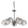 Redo 02-973 - Luster na lancu ASPERA 5xE14/28W/230V crna