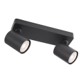 Redo 04-470 - Spot svjetiljka CAMEO, 2x GU10/35W/230V, crna