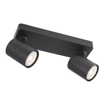 Redo 04-470 - Spot svjetiljka CAMEO, 2x GU10/35W/230V, crna