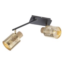 Redo 04-520 - Stropna svjetiljka BASKET 2xE27/42W/230V bronca
