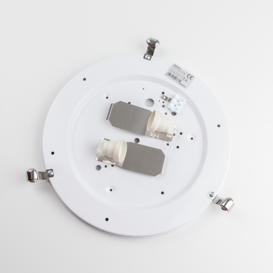 Redo 05-391 - Stropna svjetiljka VIRGINIA 2xE27/42W/230V Ø 40 cm krem