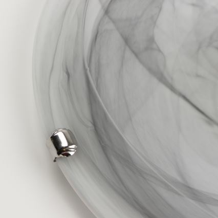 Redo 05-393 - Stropna svjetiljka VIRGINIA 2xE27/42W/230V Ø 40 cm siva