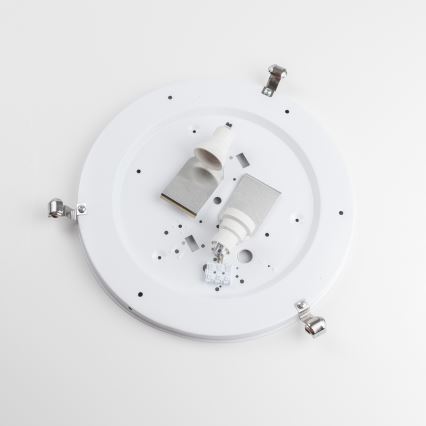 Redo 05-393 - Stropna svjetiljka VIRGINIA 2xE27/42W/230V Ø 40 cm siva