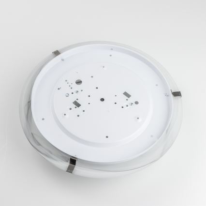 Redo 05-393 - Stropna svjetiljka VIRGINIA 2xE27/42W/230V Ø 40 cm siva