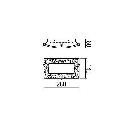 Redo 05-862 - LED Zidna svjetiljka ARTEMIS LED/10W/230V zlatna