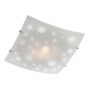 Redo 05-904 - Stropna svjetiljka ISIDE 1xE27/42W/230V 30x30 cm prozirna