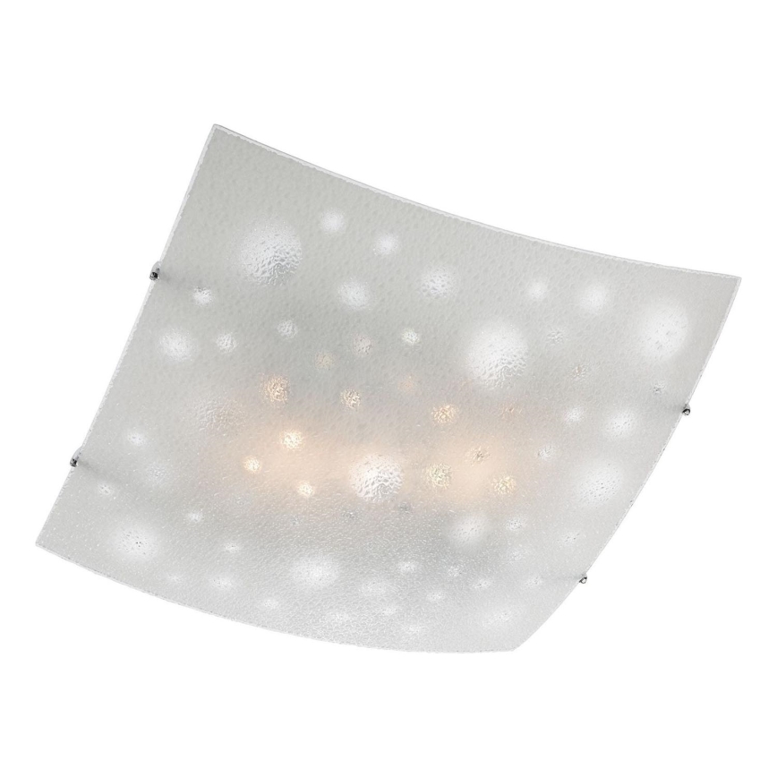 Redo 05-905 - Stropno svjetlo ISIDE 2xE27/42W/230V 39x39 cm prozirno