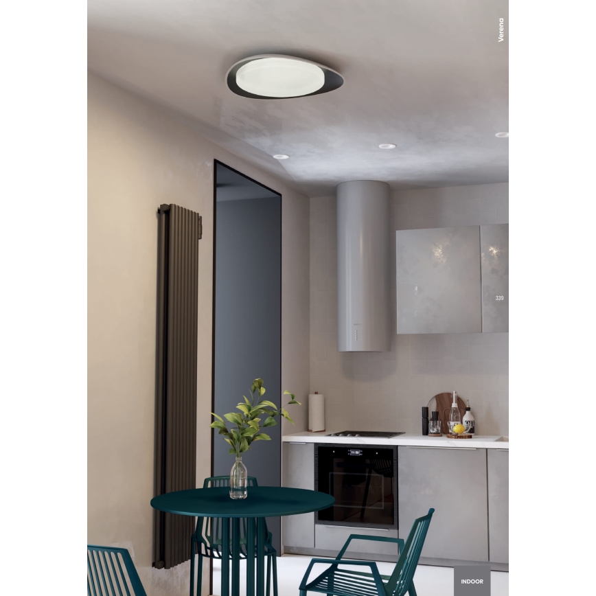 Redo 05-922 - LED Stropna svjetiljka VERENA LED/24W/230V antracit