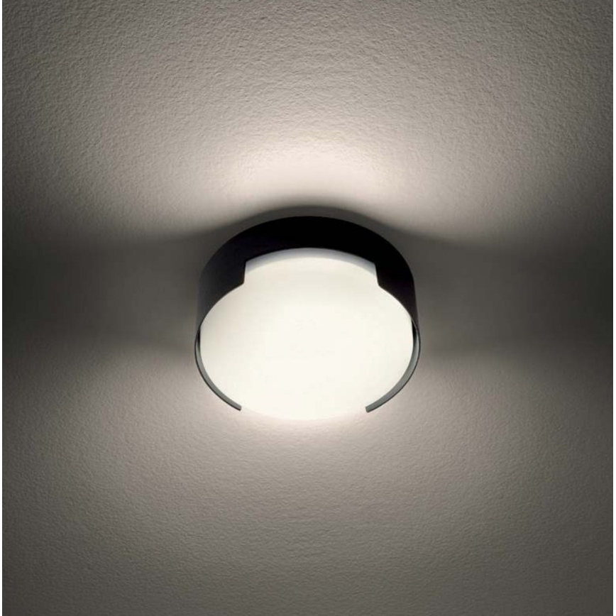 Redo 90004 - LED Vanjska stropna svjetiljka SKOR LED/12W/230V pr. 15 cm IP54 smeđa