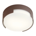 Redo 90004 - LED Vanjska stropna svjetiljka SKOR LED/12W/230V pr. 15 cm IP54 smeđa