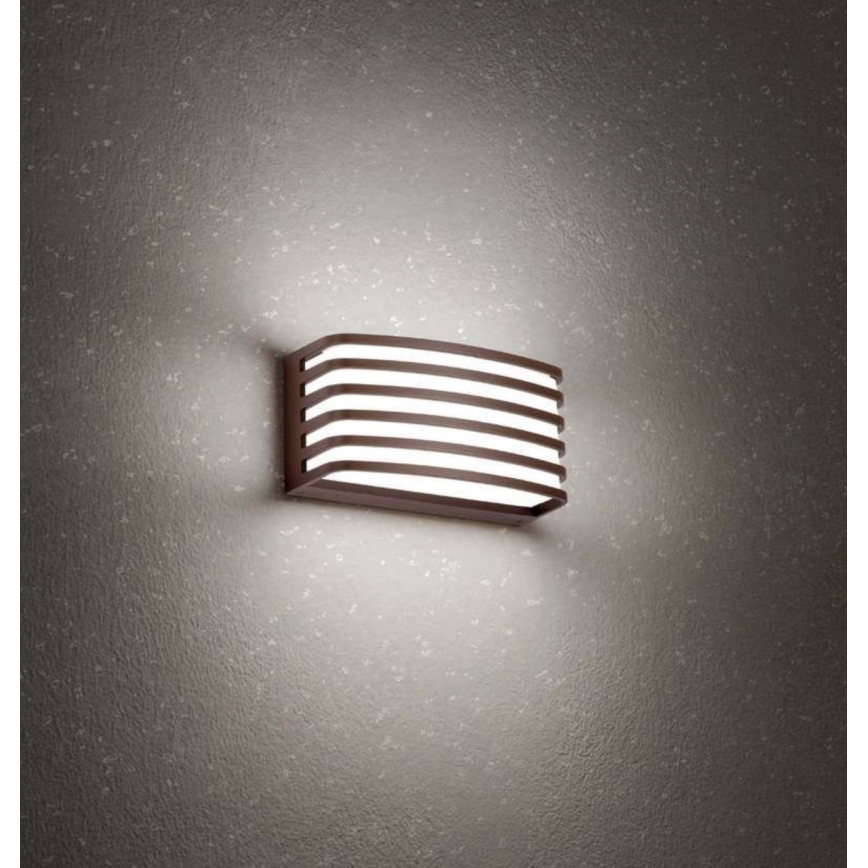 Redo 90038 - LED vanjsko zidno svjetlo SEBRA LED/15W/230V IP54
