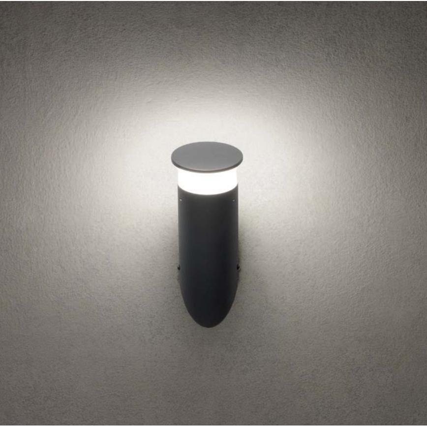 Redo 90073 - LED RGBW vanjsko zidno svjetilo ALGON LED/6W/230V Wi-Fi Tuya IP65 antracit