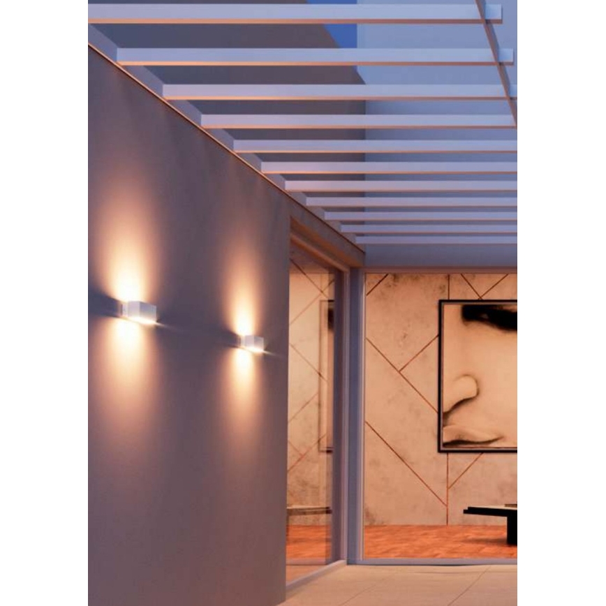Redo 90095 - LED vanjska zidna svjetiljka PLANIT LED/10W/230V 3000K IP54 bijela