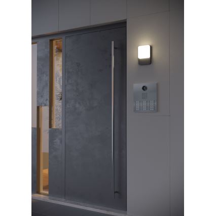 Redo 90130 -LED Vanjska zidna svjetiljka COLIN LED/9W/230V 4000K IP54 antracit