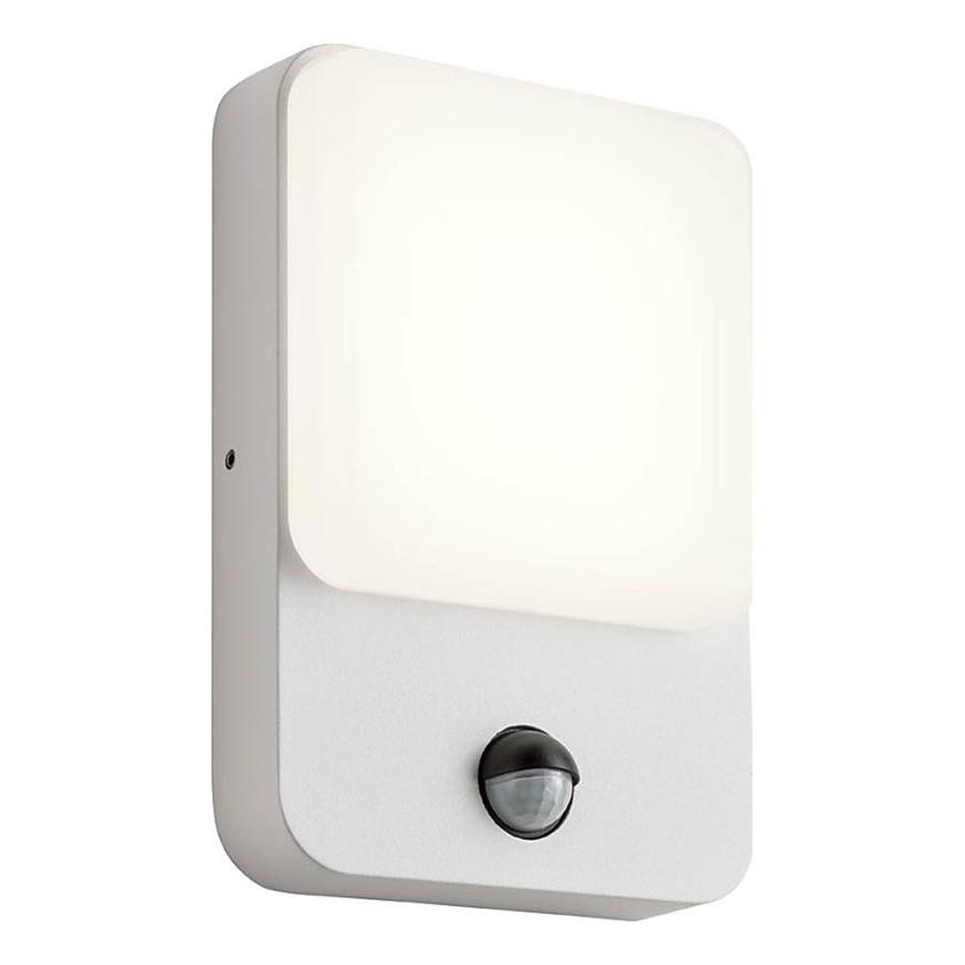 Redo 90131 - LED vanjska zidna svjetiljka s integriranim senzorom pokreta i sumraka COLIN LED/9W/230V 3000K IP54 bijela