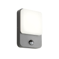 Redo 90133 - LED Vanjska zidna svjetiljka sa senzorom COLIN 1xLED/9W/230V IP54