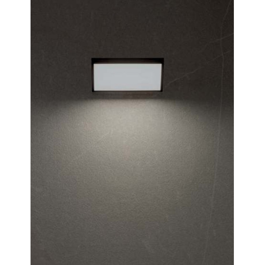 Redo 90159 - LED Vanjska zidna svjetiljka MAKO 1xLED/12W/230V IP65