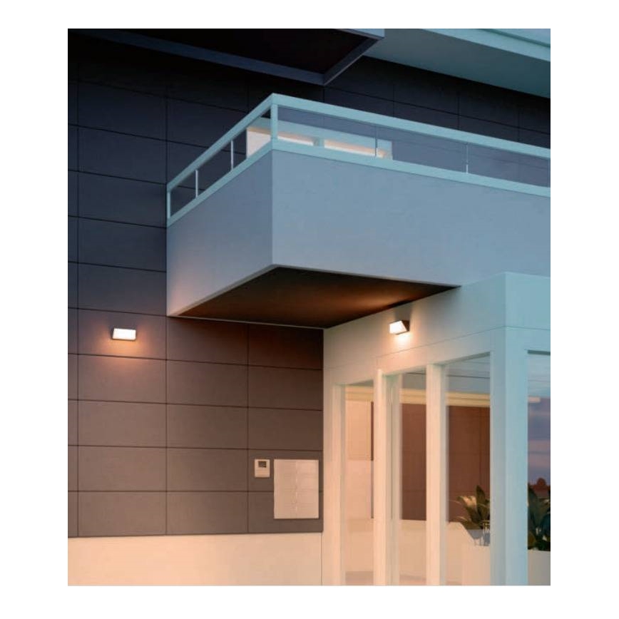 Redo 90238 - LED Vanjska zidna svjetiljka SPECTRA LED/16W/230V 3000K IP54 siva
