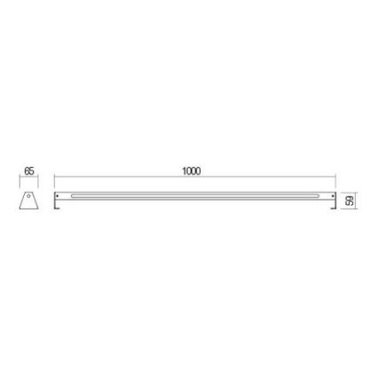 Redo 90242 - LED vanjska svjetiljka TACK IP65 LED/15W/230V 3000K IP65 antracit