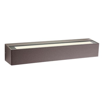 Redo 90261 - LED vanjsko zidno svjetlo AROOS LED/21W/230V 3000K IP65 smeđa