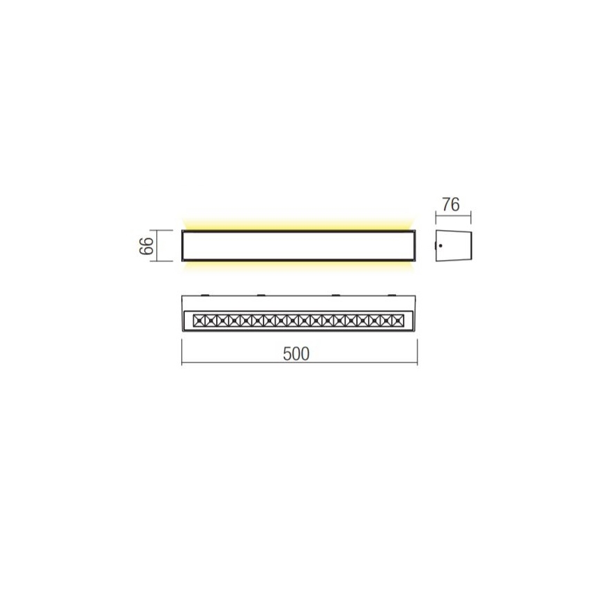 Redo 90261 - LED vanjsko zidno svjetlo AROOS LED/21W/230V 3000K IP65 smeđa