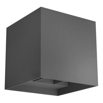 Redo 90296 - LED vanjska zidna svjetiljka VARY 2xLED/10W/230V 3000K IP54 antracit