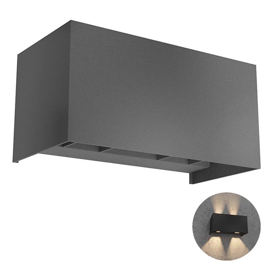 Redo 90303 - LED Vanjska zidna svjetiljka VARY 4xLED/5W/230V 4000K IP54 antracit