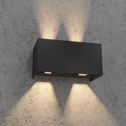 Redo 90303 - LED Vanjska zidna svjetiljka VARY 4xLED/5W/230V 4000K IP54 antracit