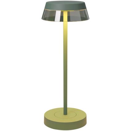 Redo 90309 - LED Prigušiva stolna lampa na dodir ILUNA LED/2,5W/5V 2700-3000K 3000 mAh IP65 zelena