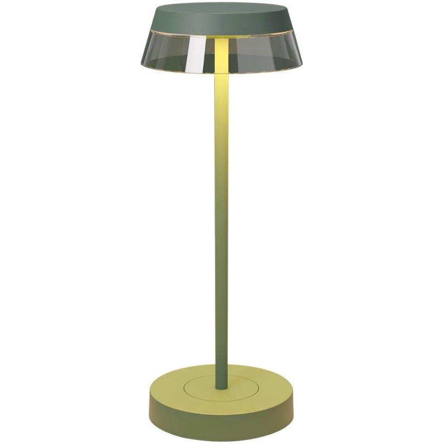 Redo 90309 - LED Prigušiva stolna lampa na dodir ILUNA LED/2,5W/5V 2700-3000K 3000 mAh IP65 zelena